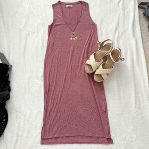 Madewell Pink Midi dress